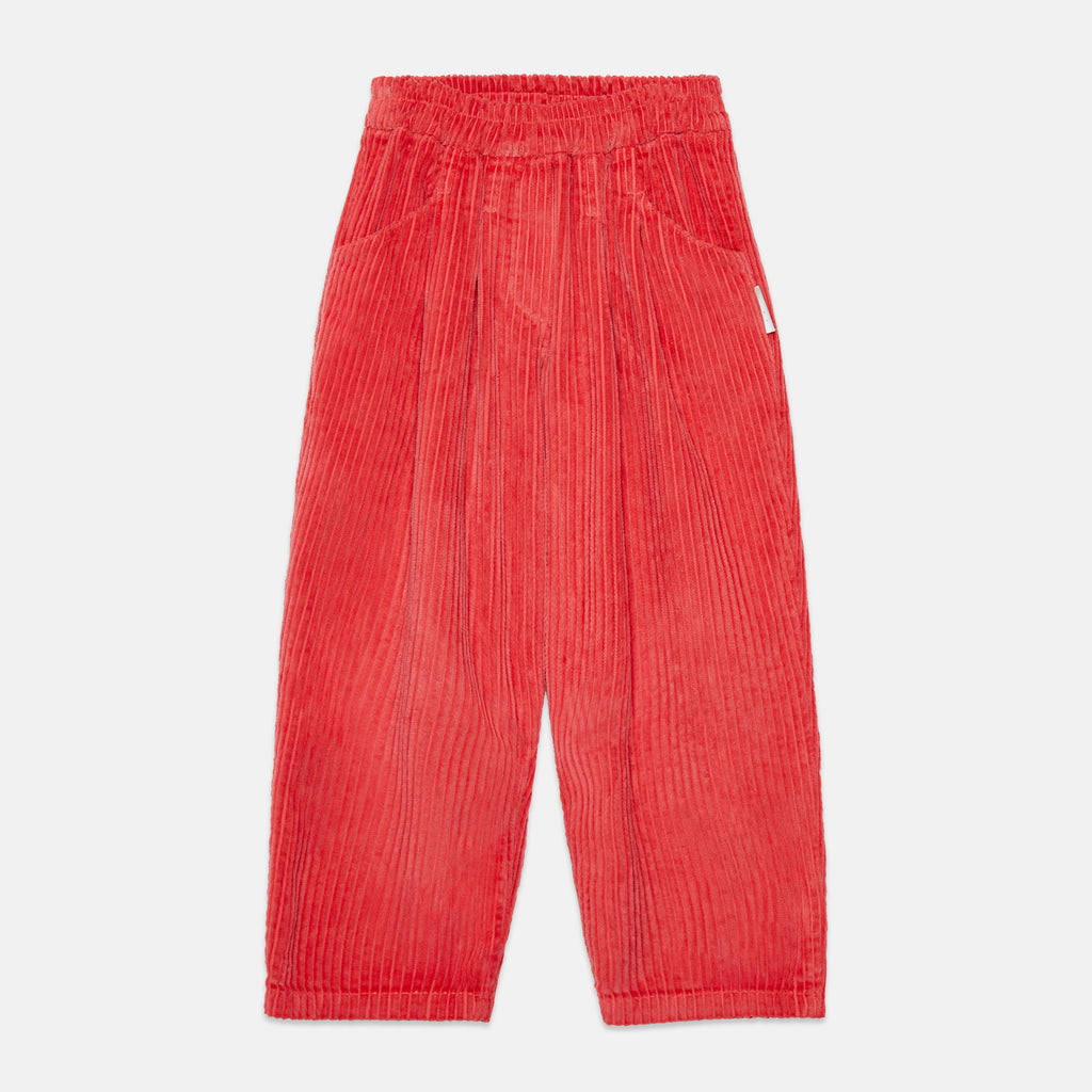 Pantalón de pana rojo
