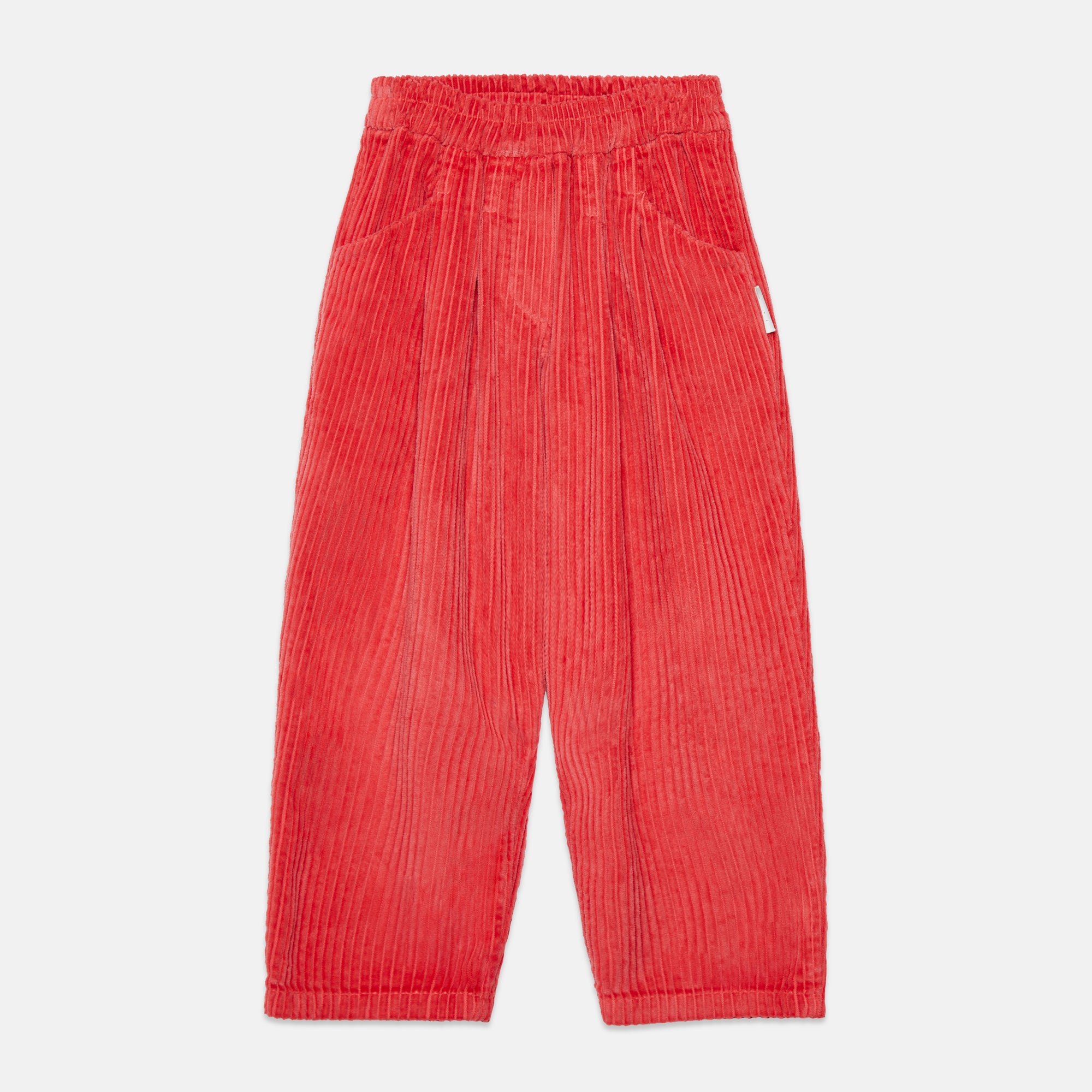 Pantalón de pana rojo