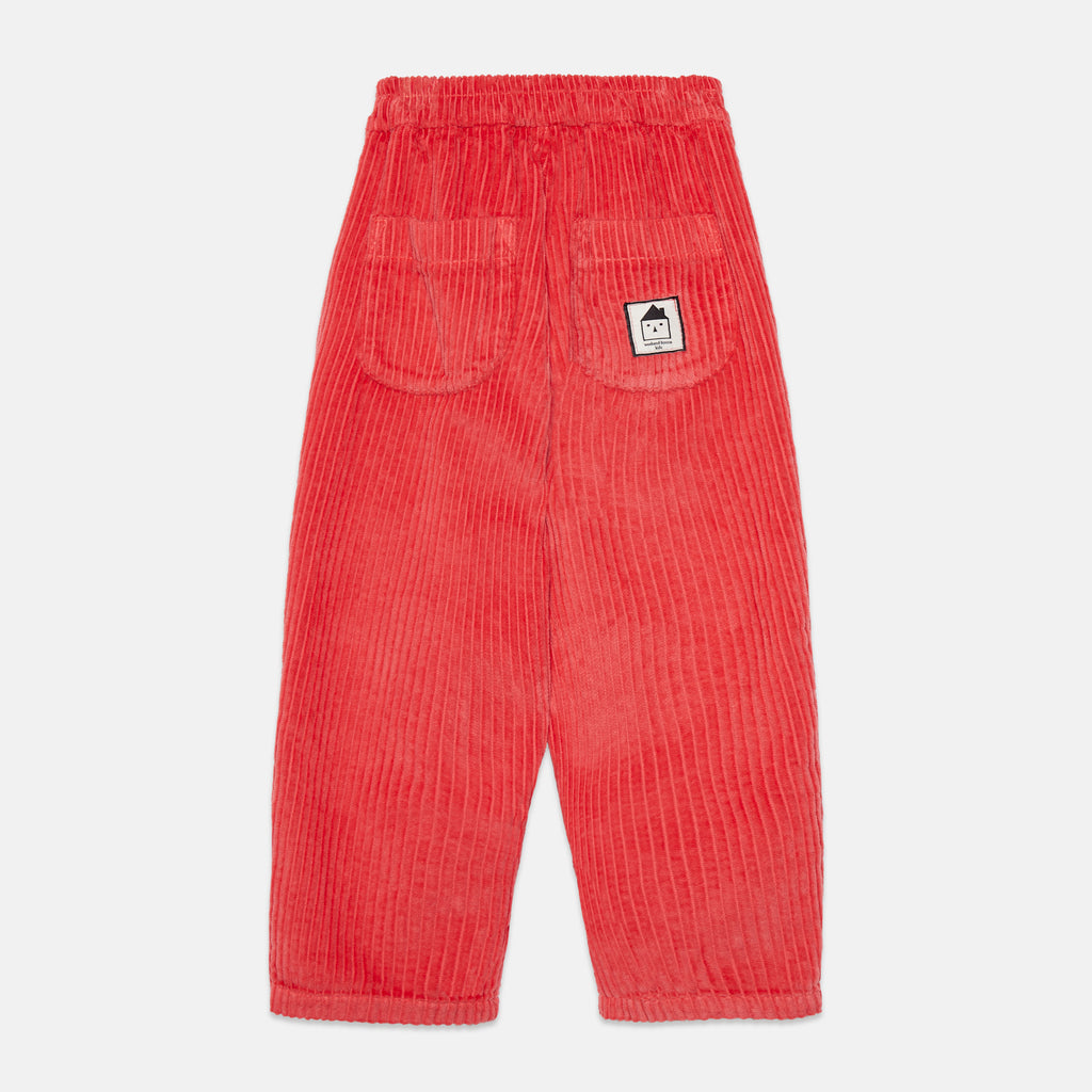 Pantalón de pana rojo