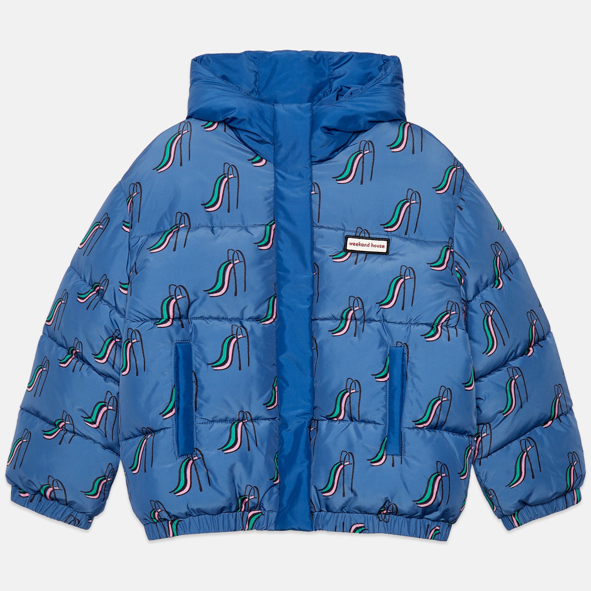 Anorak azul toboganes