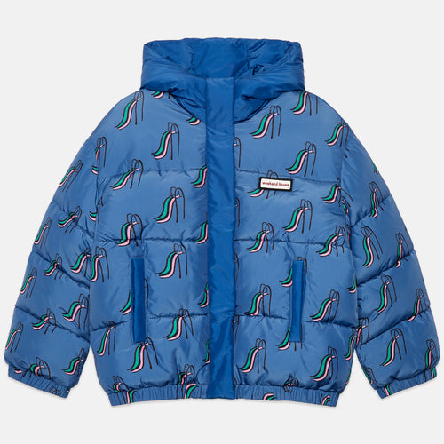 Anorak azul toboganes