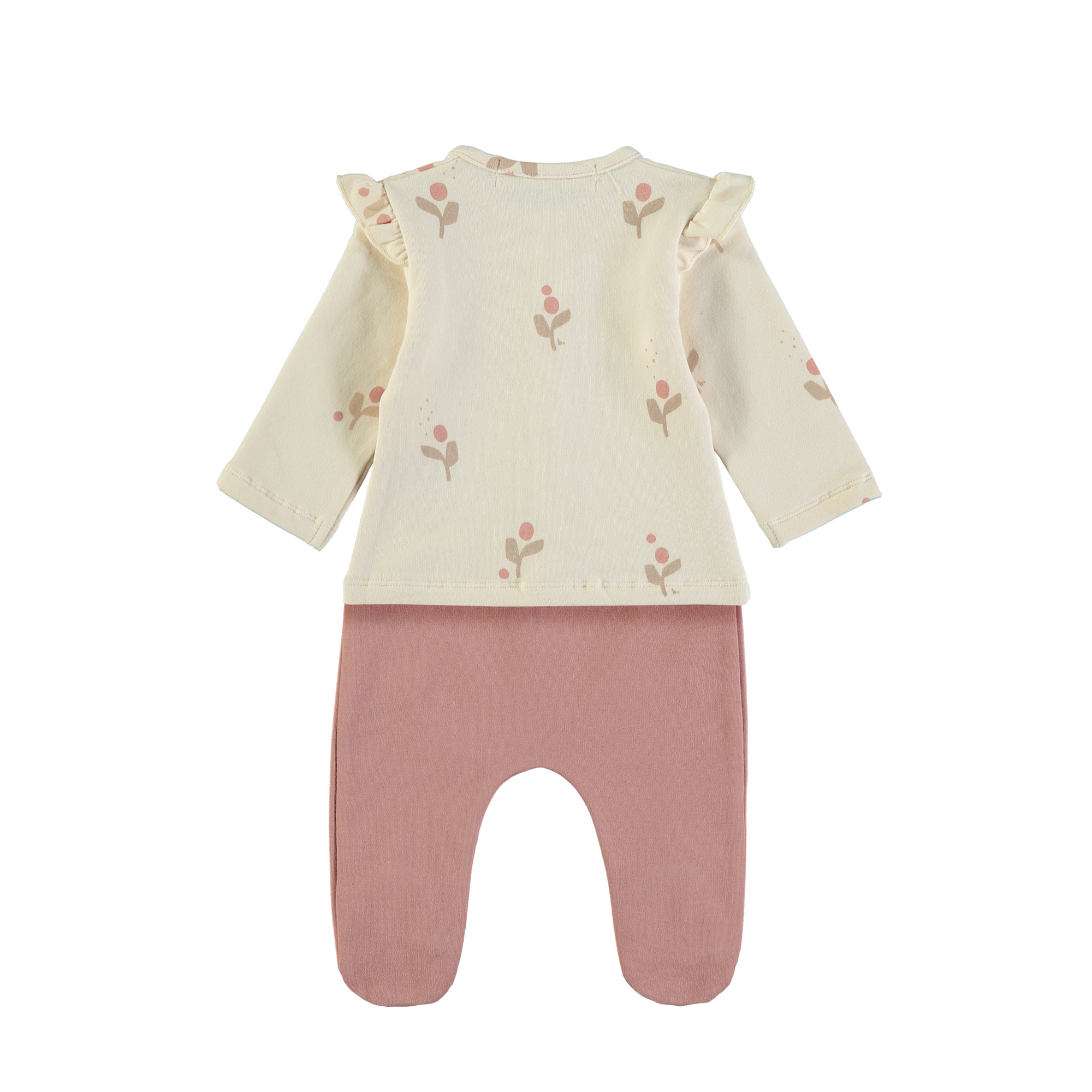 Conjunto dos piezas FLOR CREAM