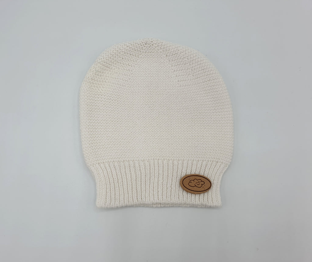 Gorro recién nacido punto bobo (0-3M) Ref.M001