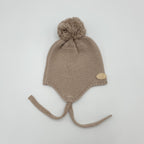 Gorro recién nacido pompón (1-4M) Ref.M002.1