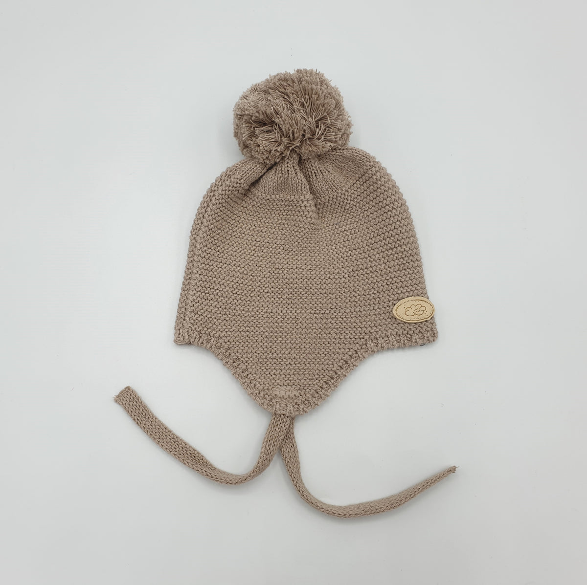Gorro recién nacido pompón (1-4M) Ref.M002.1