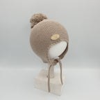Gorro recién nacido pompón (1-4M) Ref.M002.1