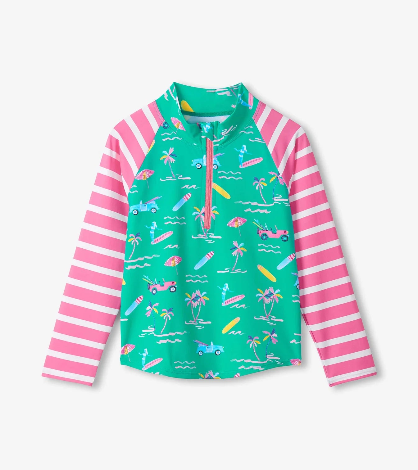 Bañador dos piezas fucsia tropical Hatley