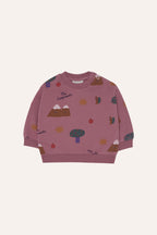 Sudadera Mountains Purple Baby