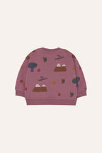 Sudadera Mountains Purple Baby