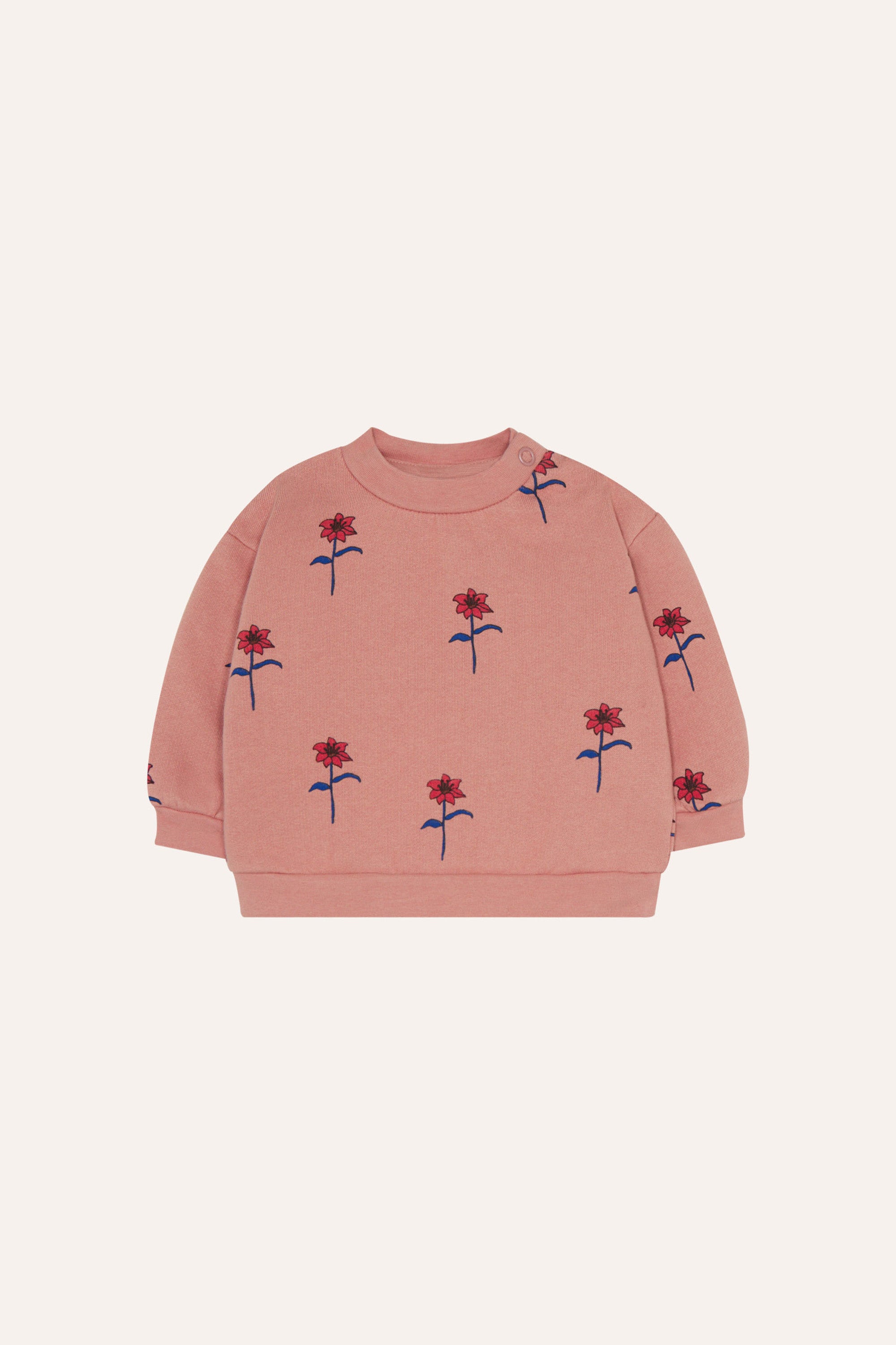 Sudadera Flowers Pink Baby