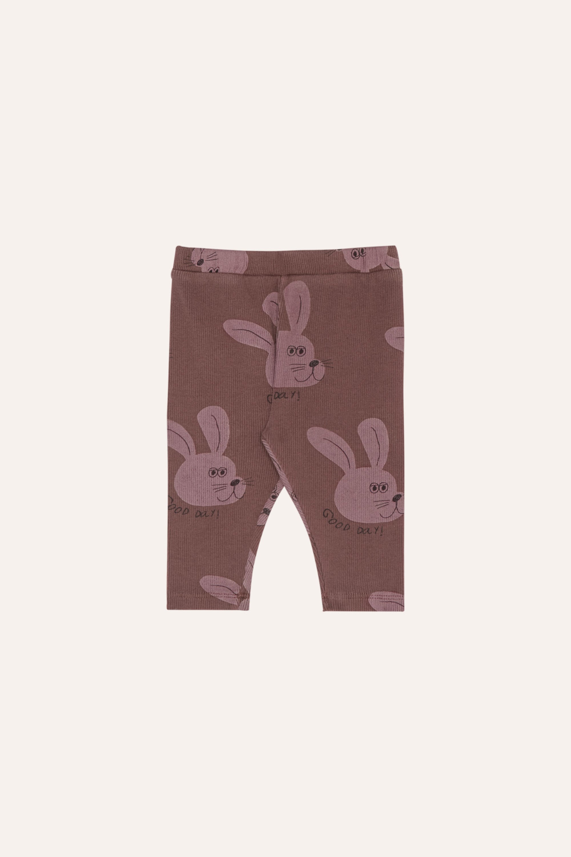 Leggings Rabbits Brown Baby