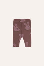 Leggings Rabbits Brown Baby