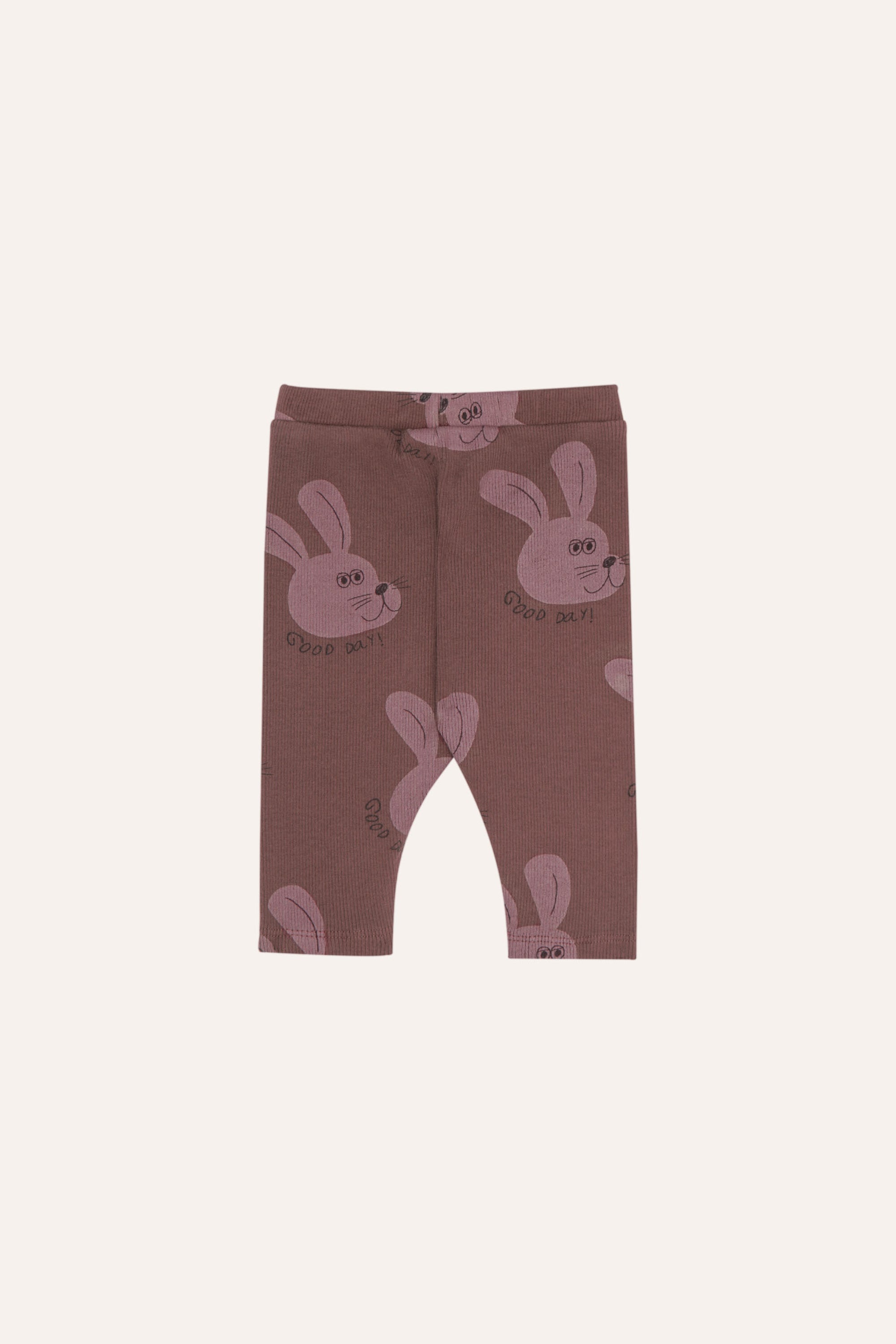 Leggings Rabbits Brown Baby