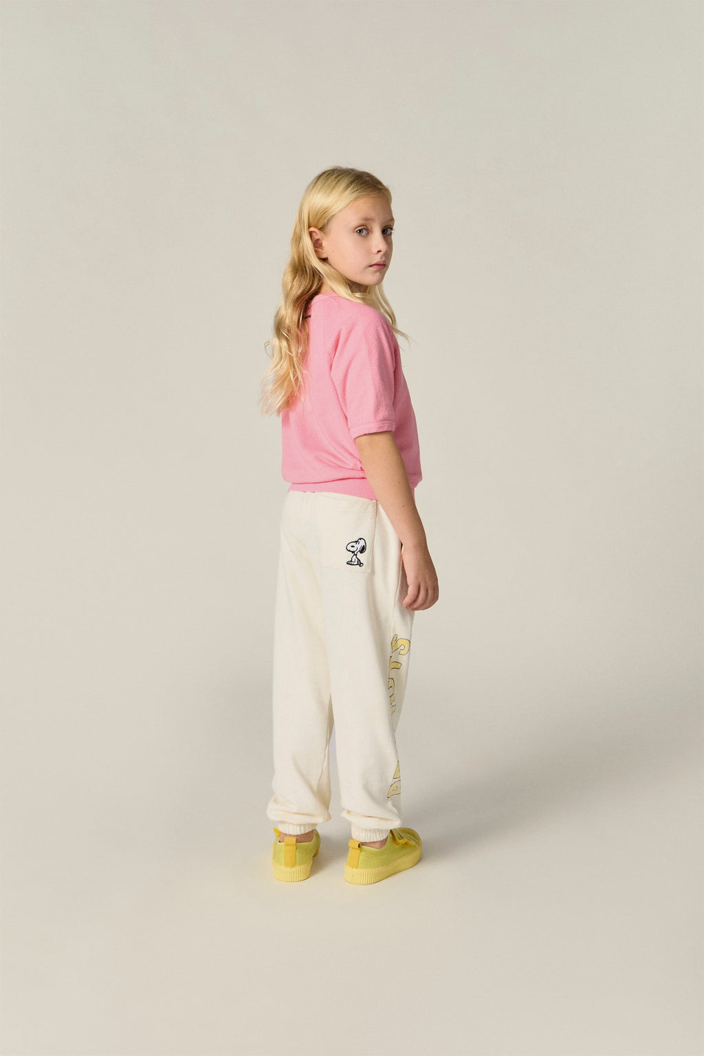 Camiseta manga corta rosa Lucy Snoopy