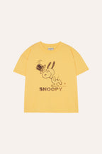 Camiseta manga corta amarilla Snoopy