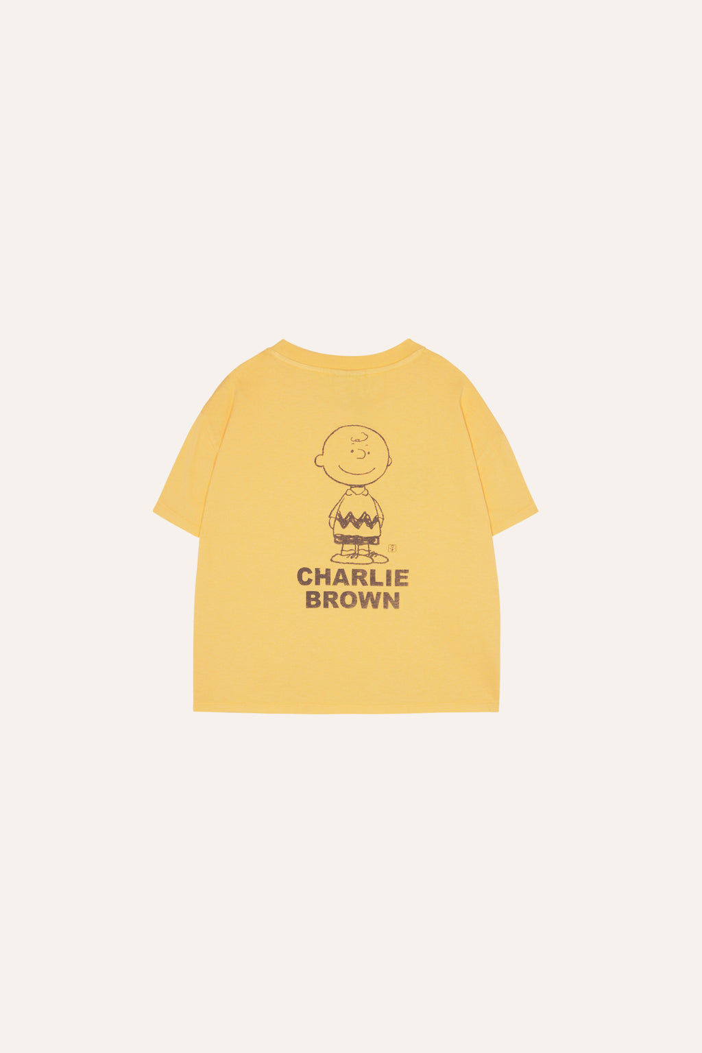 Camiseta manga corta amarilla Snoopy