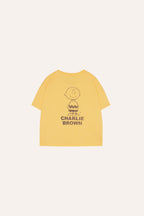 Camiseta manga corta amarilla Snoopy