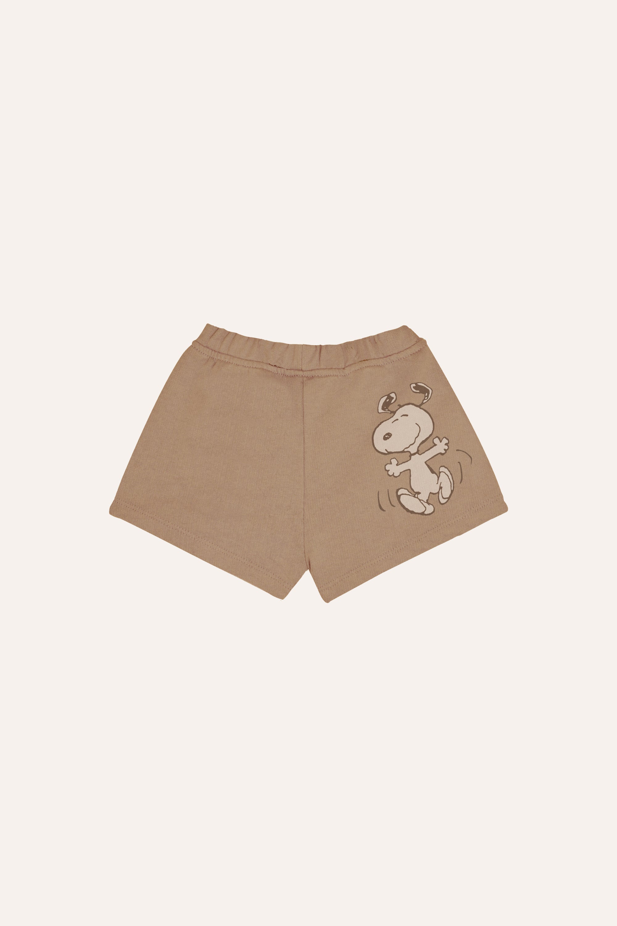 Pantalón corto marrón Snoopy