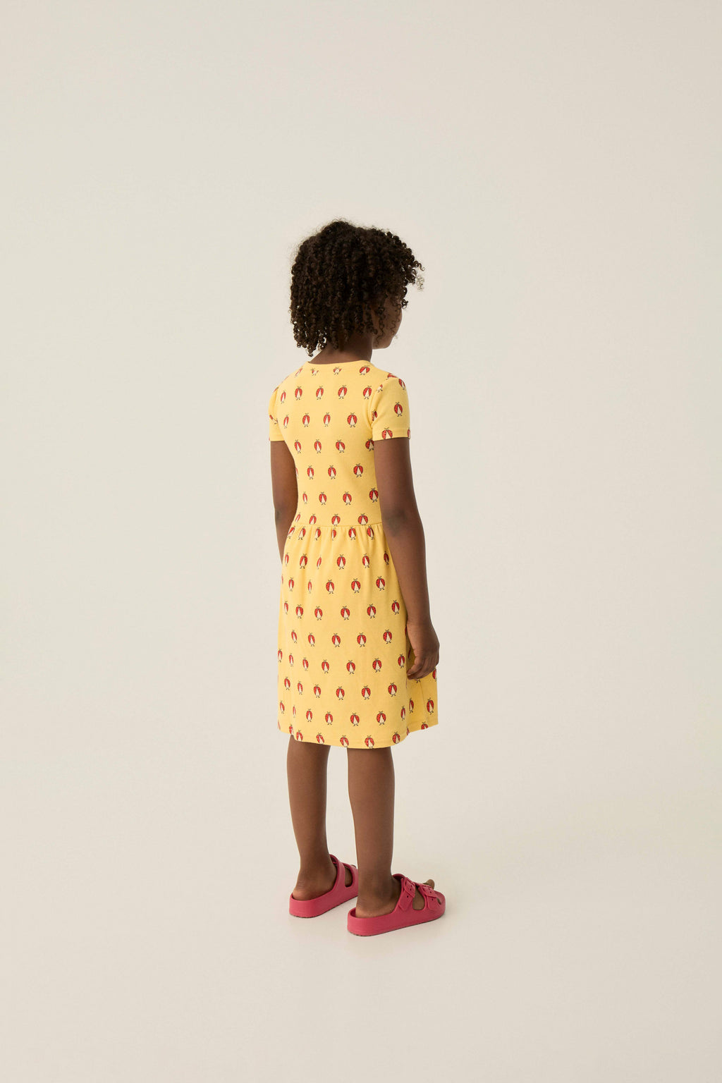Vestido amarillo con mariquitas The Campamento