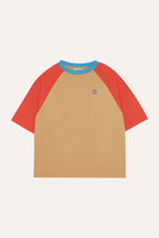 Camiseta manga corta Camel y roja The Campamento