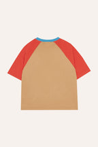 Camiseta manga corta Camel y roja The Campamento