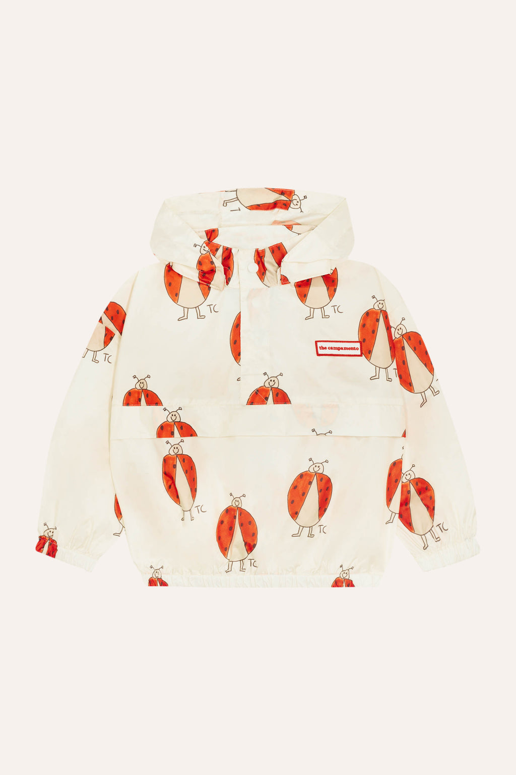Chaqueta blanca con mariquitas The Campamento