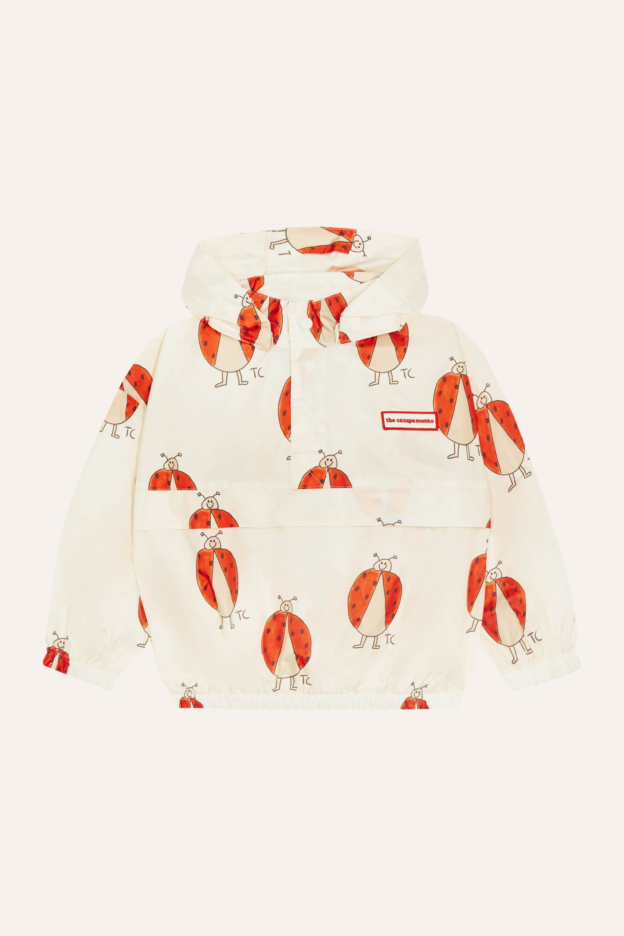 Chaqueta blanca con mariquitas The Campamento