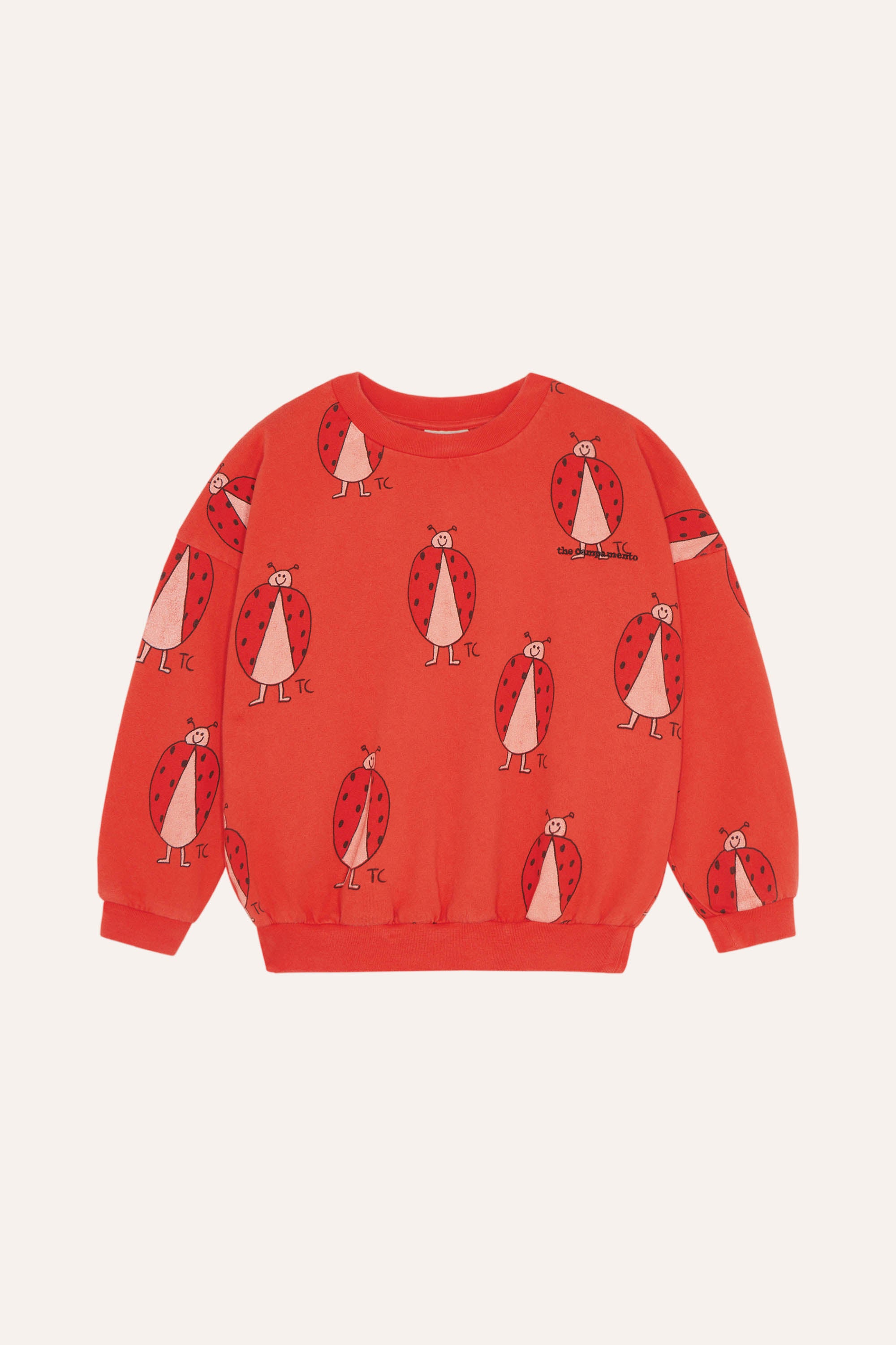 Sudadera roja con mariquitas baby The Campamento