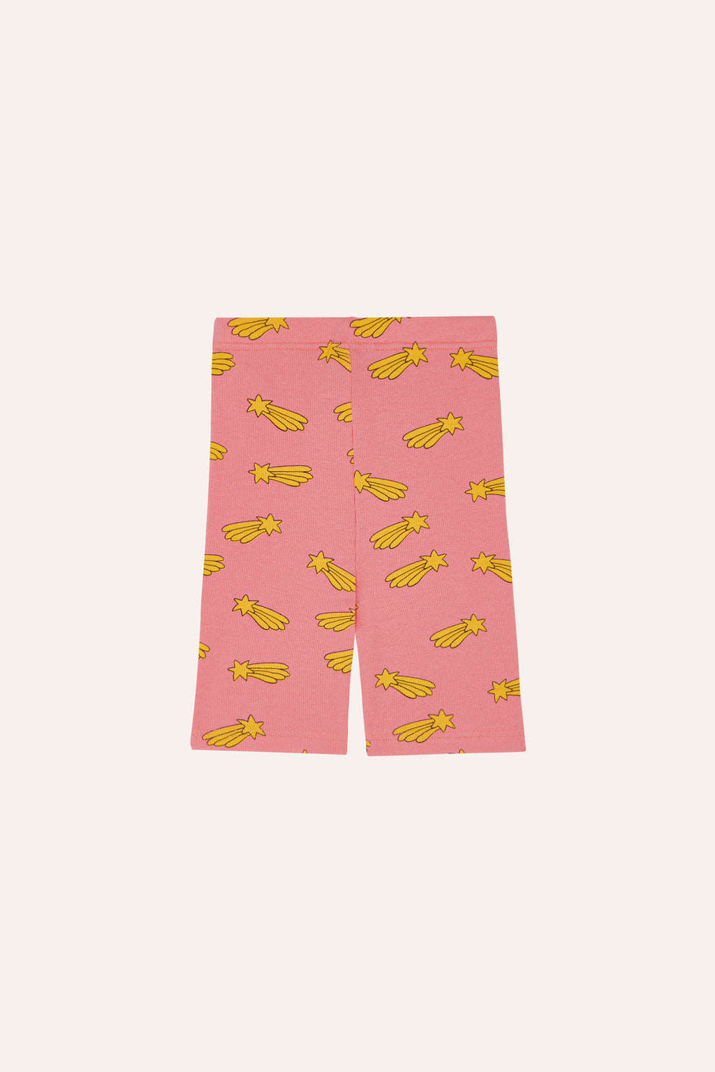 Legging ciclista rosa con estrellas amarillas The Campamento