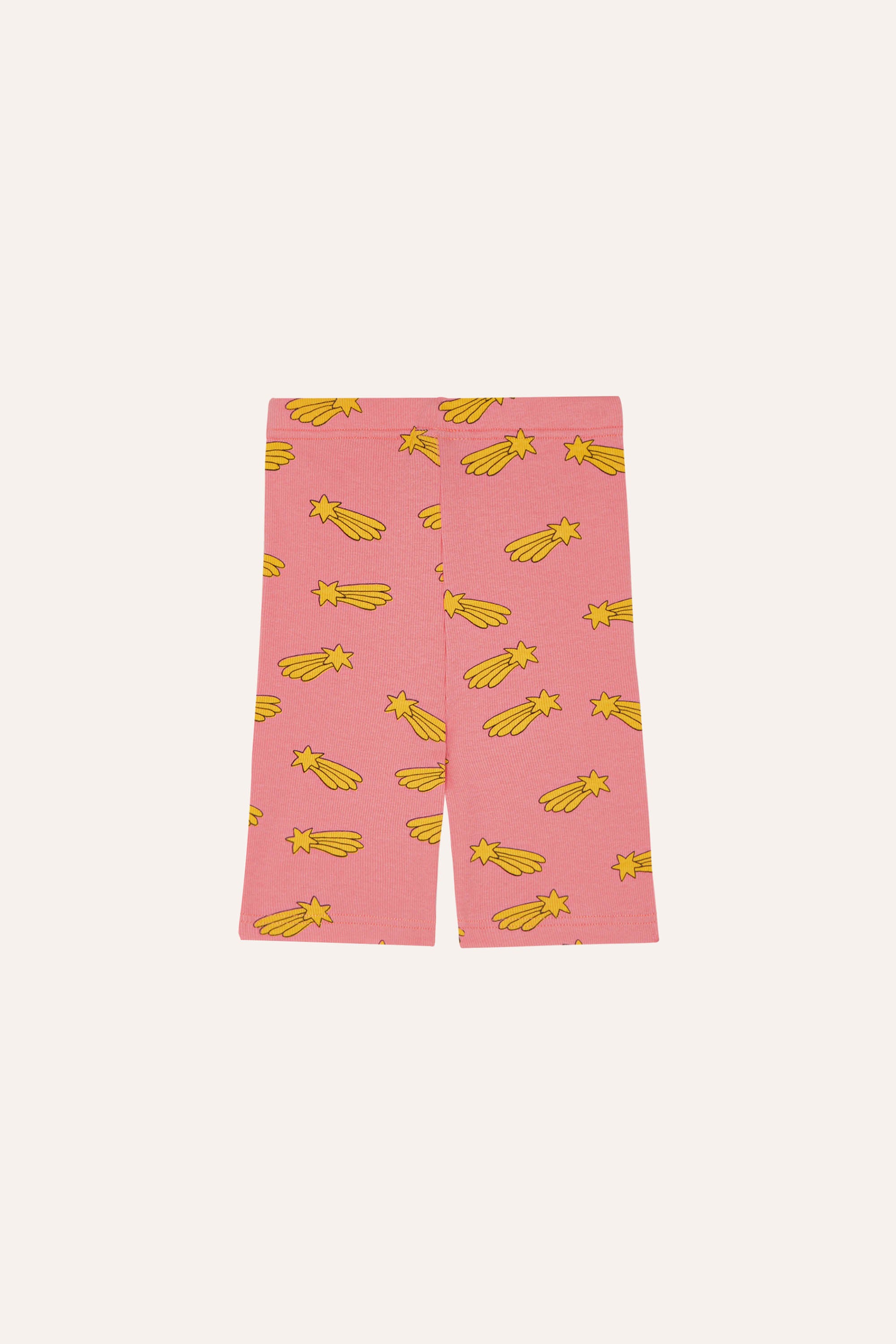 Legging ciclista rosa con estrellas amarillas The Campamento
