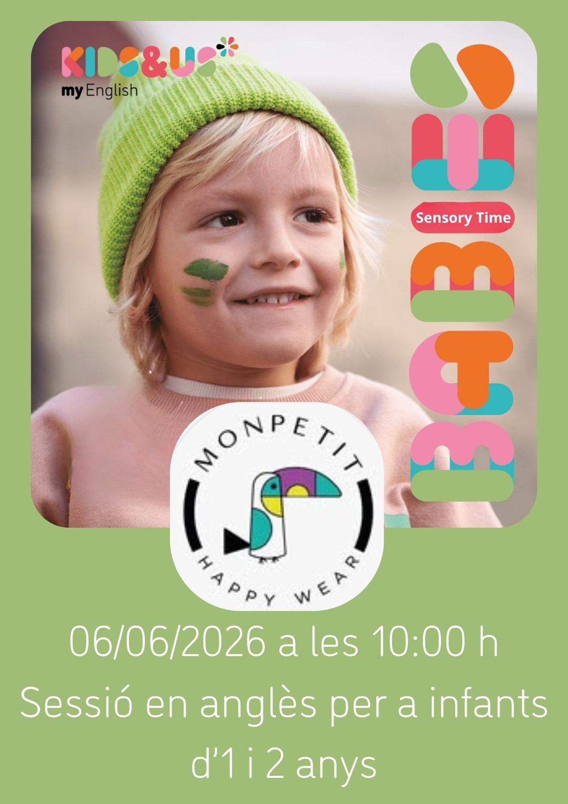 Sensory Time KIDS&US 6 Juny - Activitat gratuita