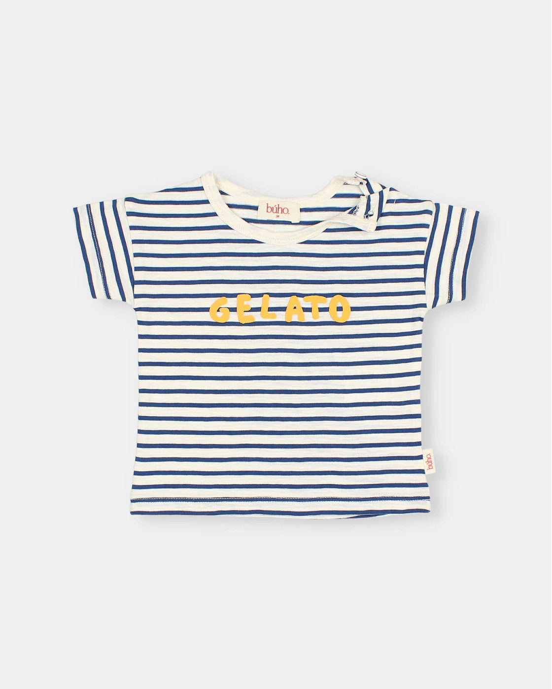 Camiseta manga corta rayas Gelatto Buho