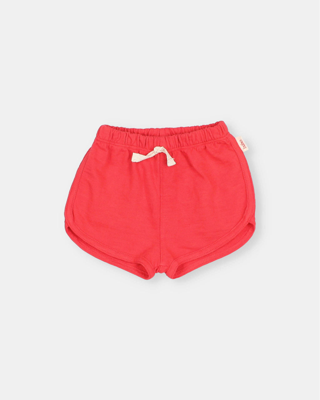 Shorts felpa algodón rojos baby Buho