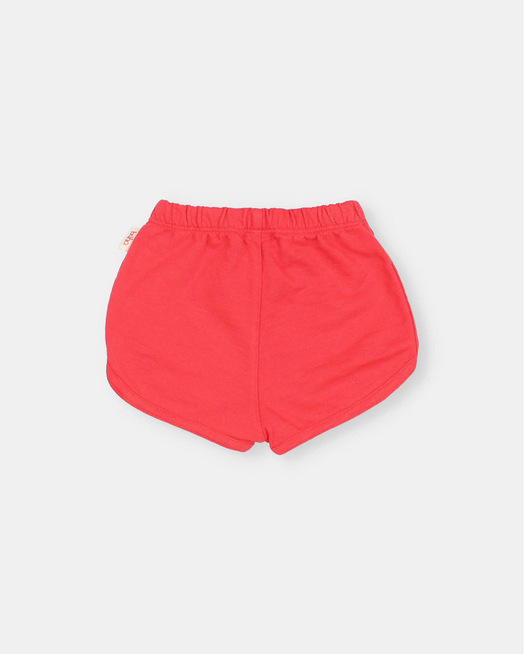 Shorts felpa algodón rojos baby Buho