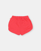 Shorts felpa algodón rojos baby Buho