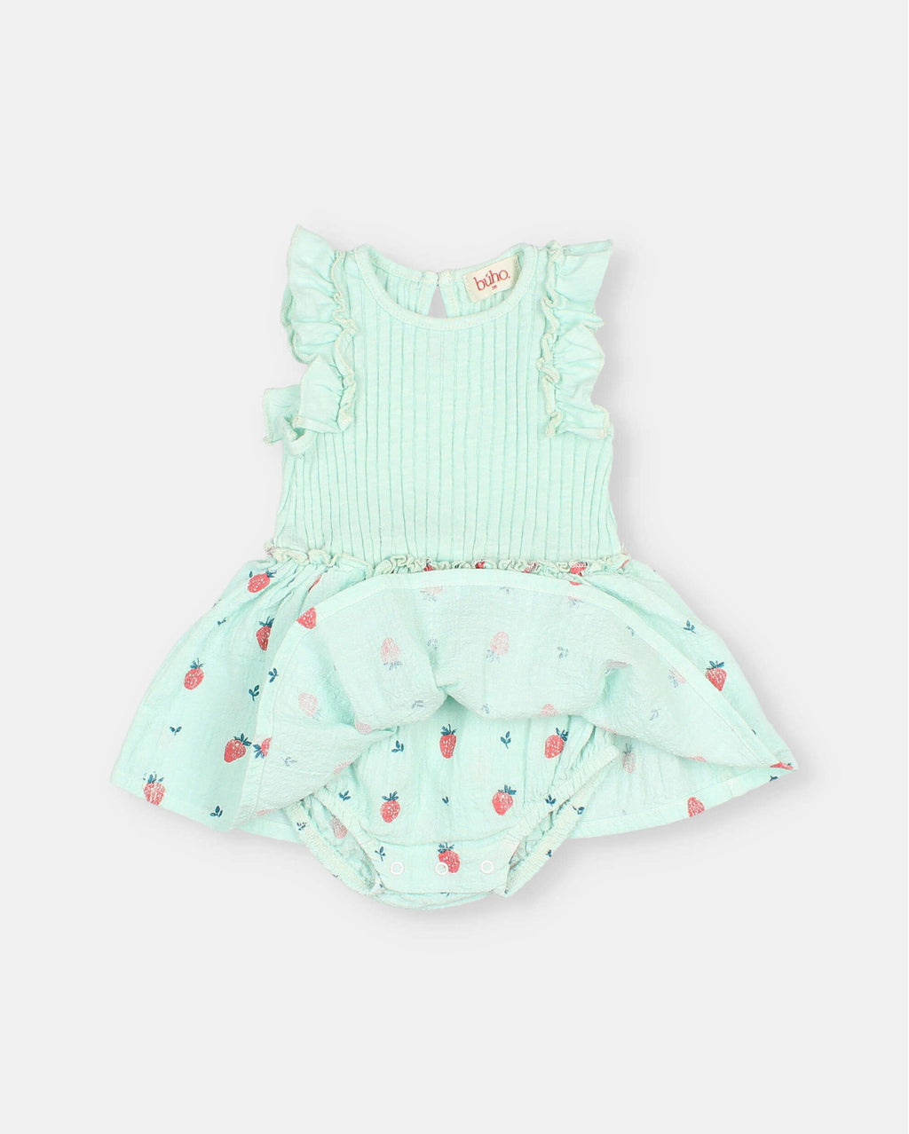Vestido fresas Baby Buho