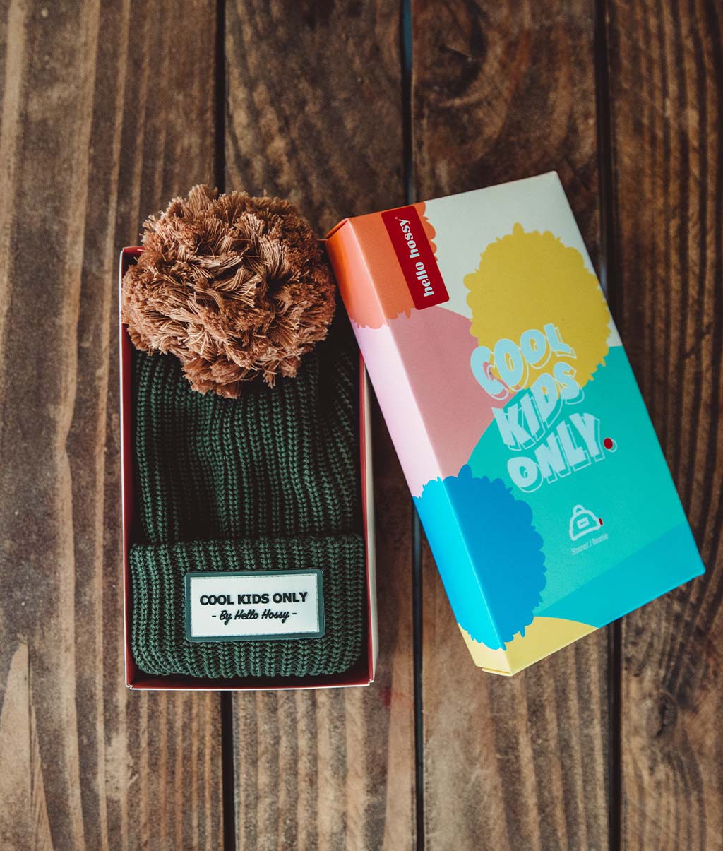 Gorro Color Block Forest verde bosque - vista 12