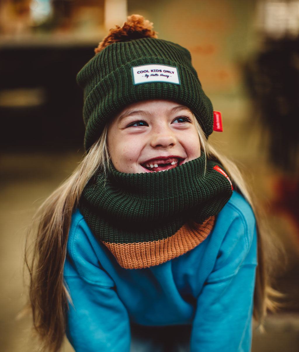 Gorro Color Block Forest verde bosque - vista 8
