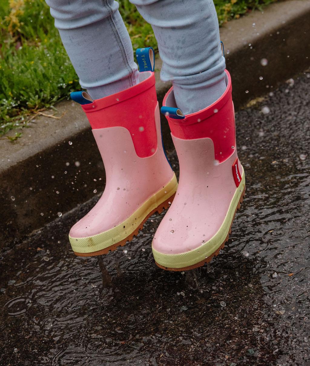 Botas de agua Pinkfly rosa - vista principal