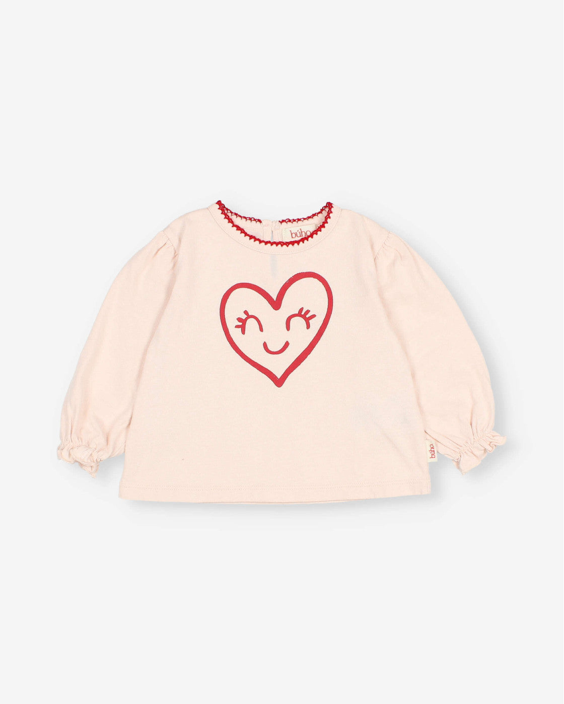 Camiseta Cuore rosa crema - vista principal