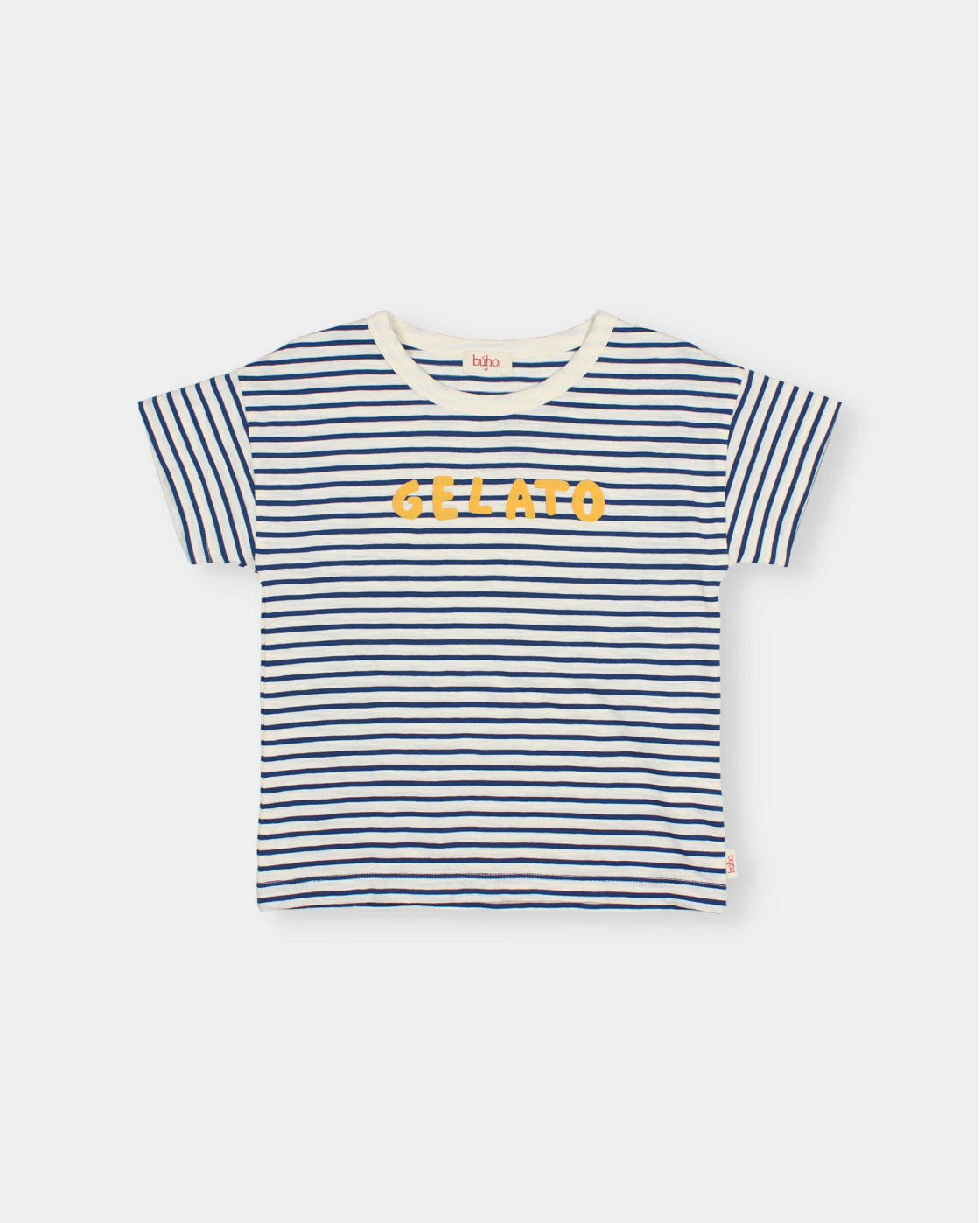 Camiseta manga corta rayas Gelatto KID Buho