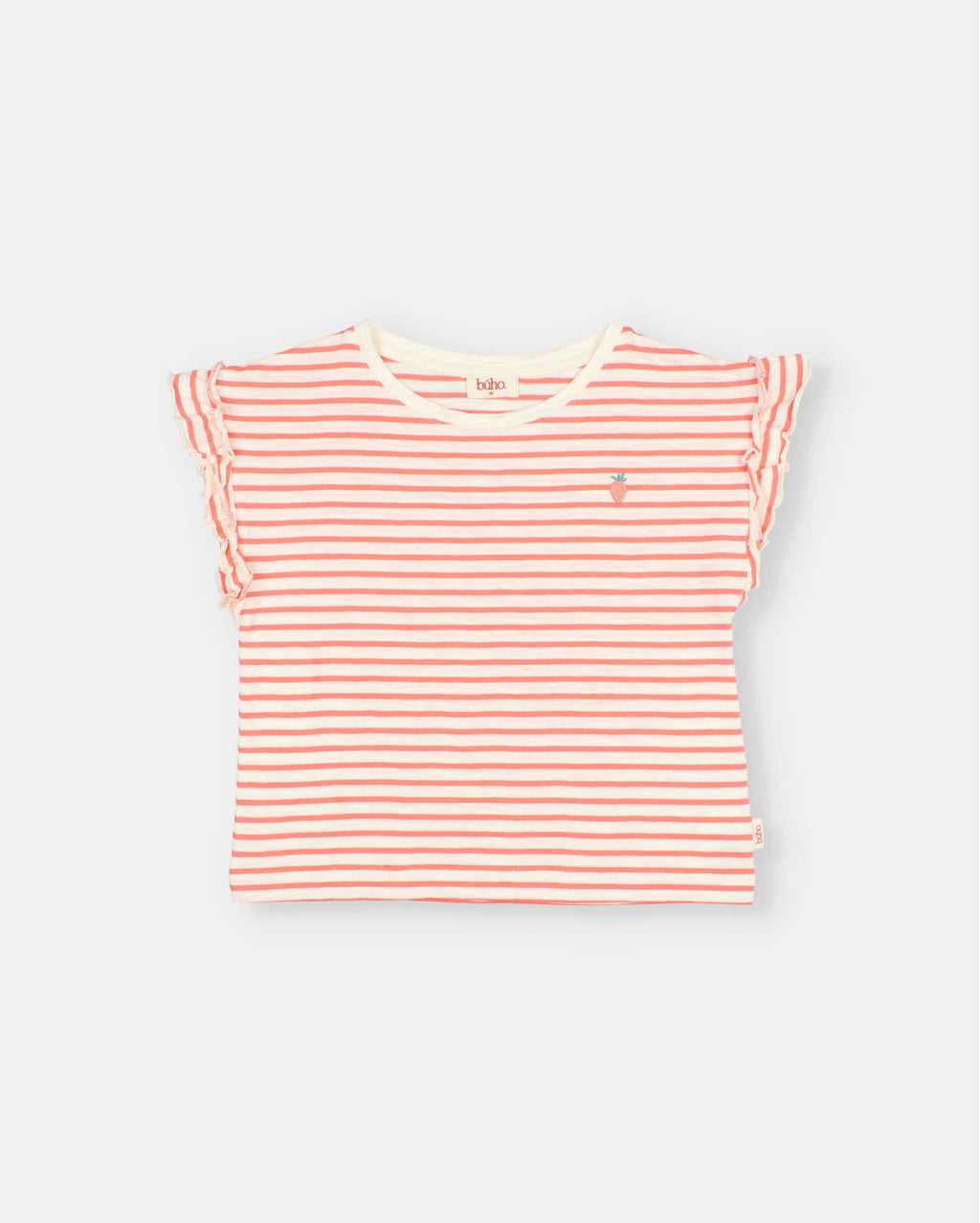 Camiseta rayas rojas y blancas Buho