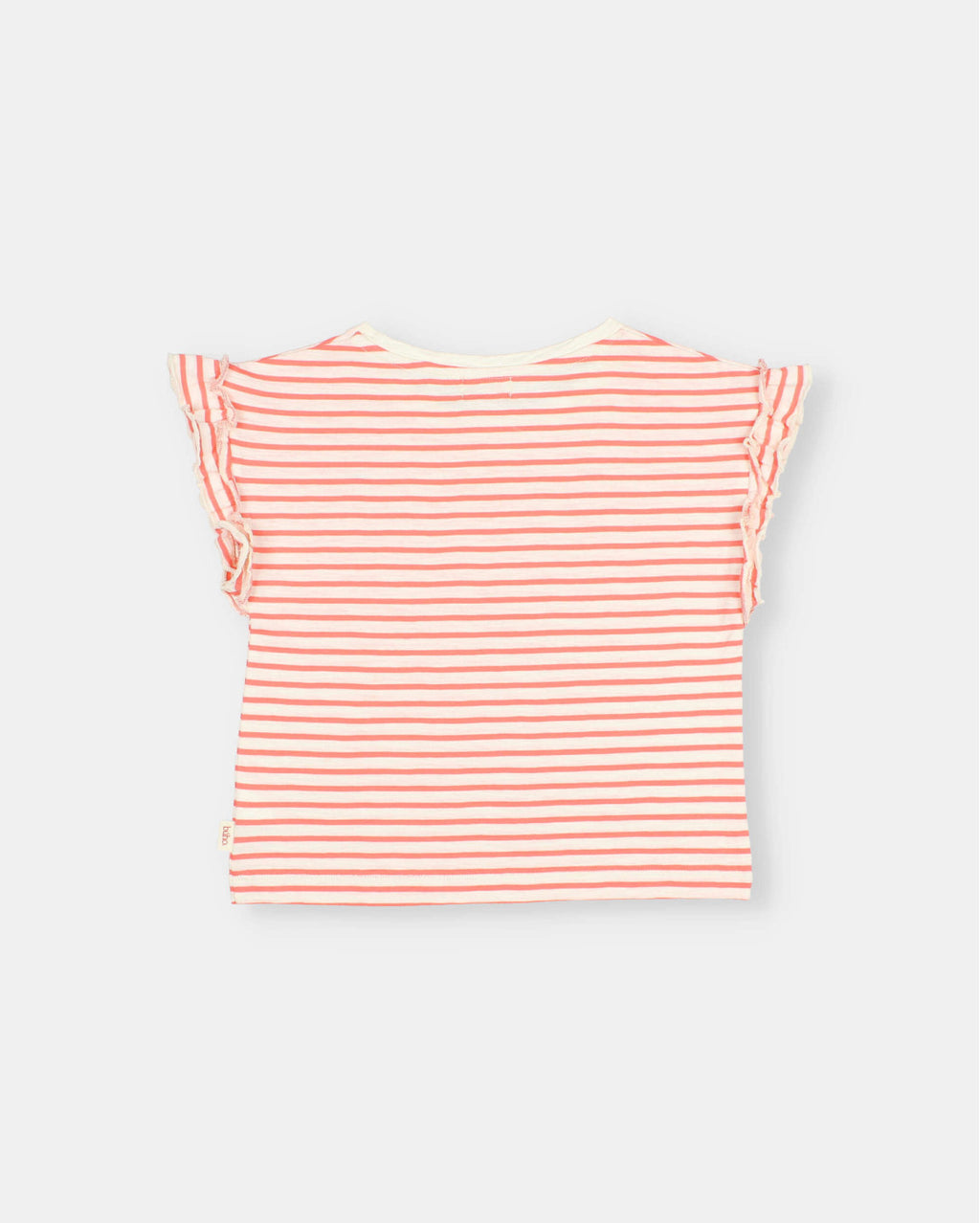 Camiseta rayas rojas y blancas Buho