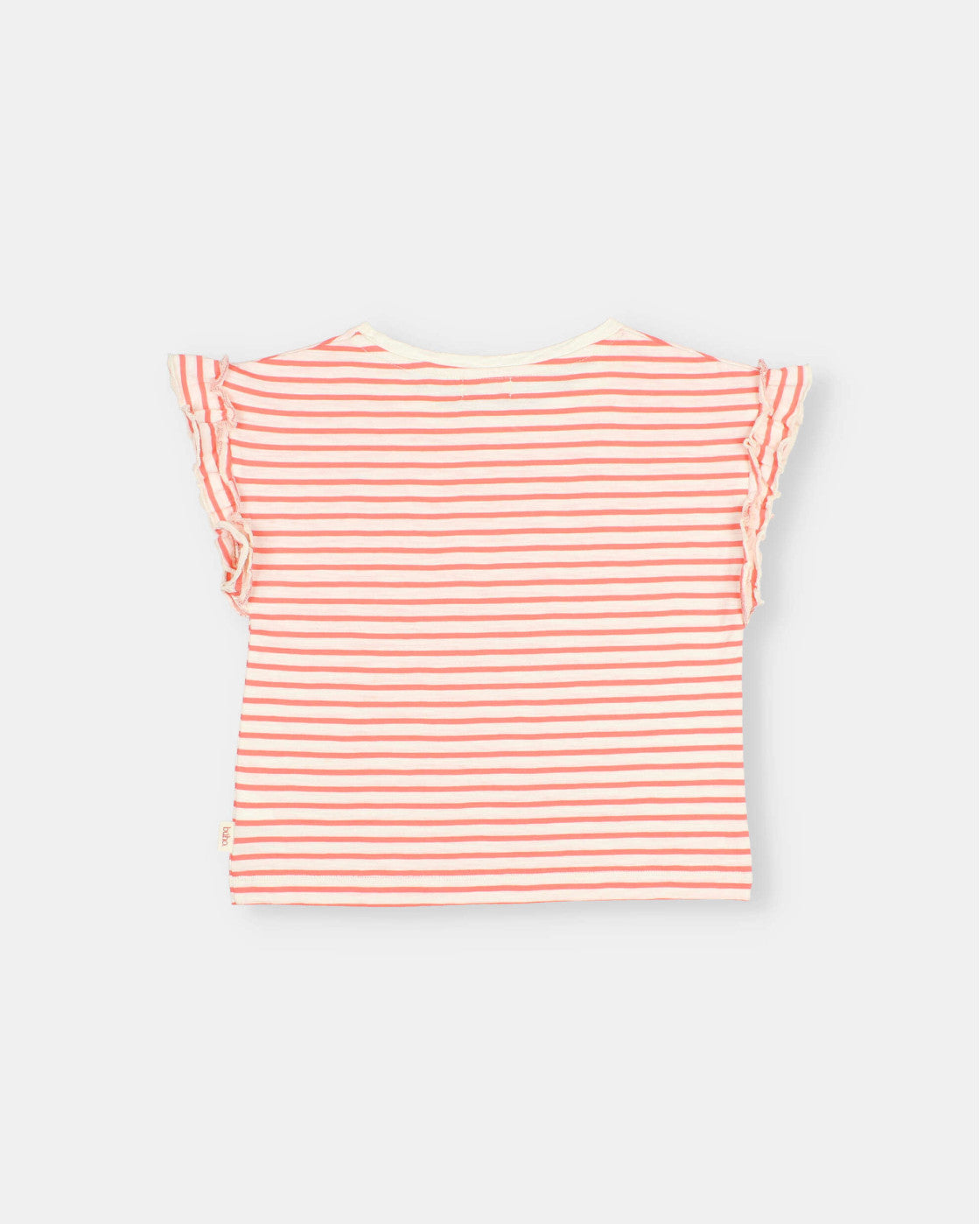 Camiseta rayas rojas y blancas Buho