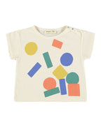 Camiseta estampado messi blocs Babyclic