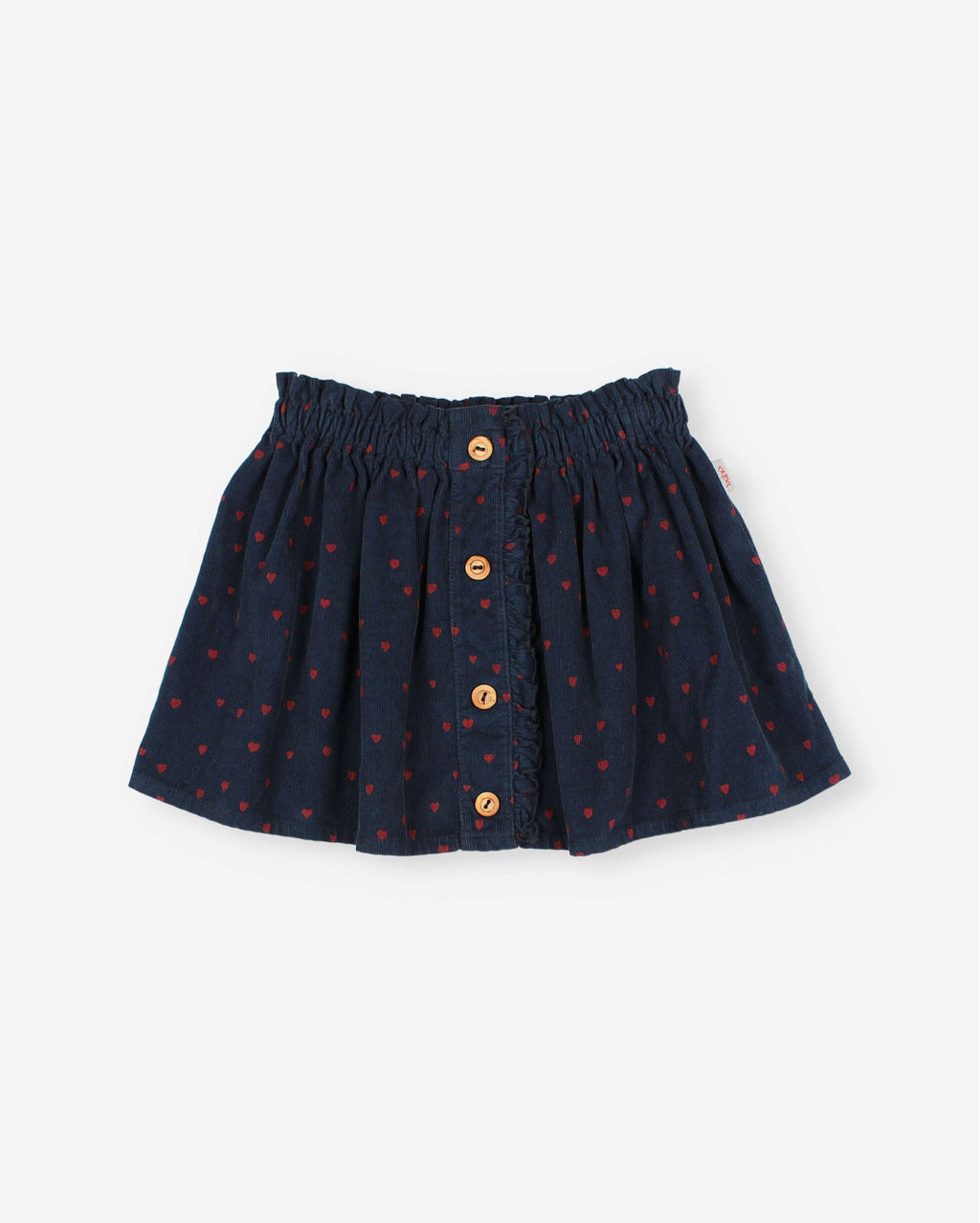 Falda Mini Cuore azul marino - vista principal