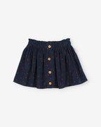 Falda Mini Cuore azul marino - vista principal