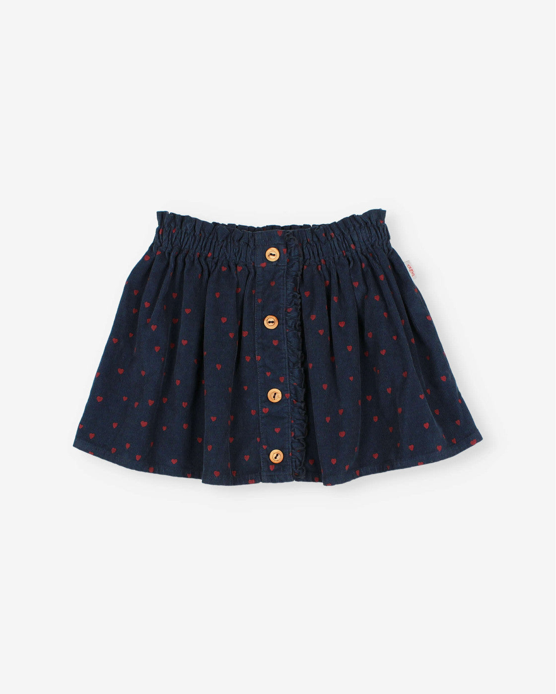 Falda Mini Cuore azul marino - vista principal