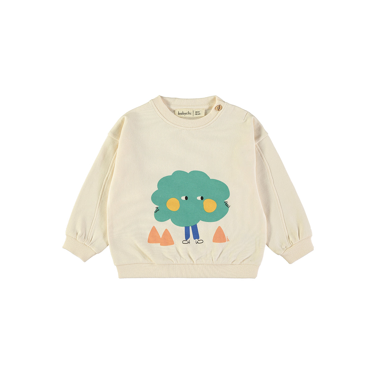 Sudadera Funny Tree crudo en crudo - vista principal