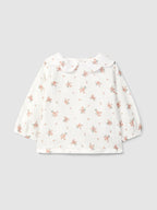 Blusa de flores delicadas rosa - vista principal